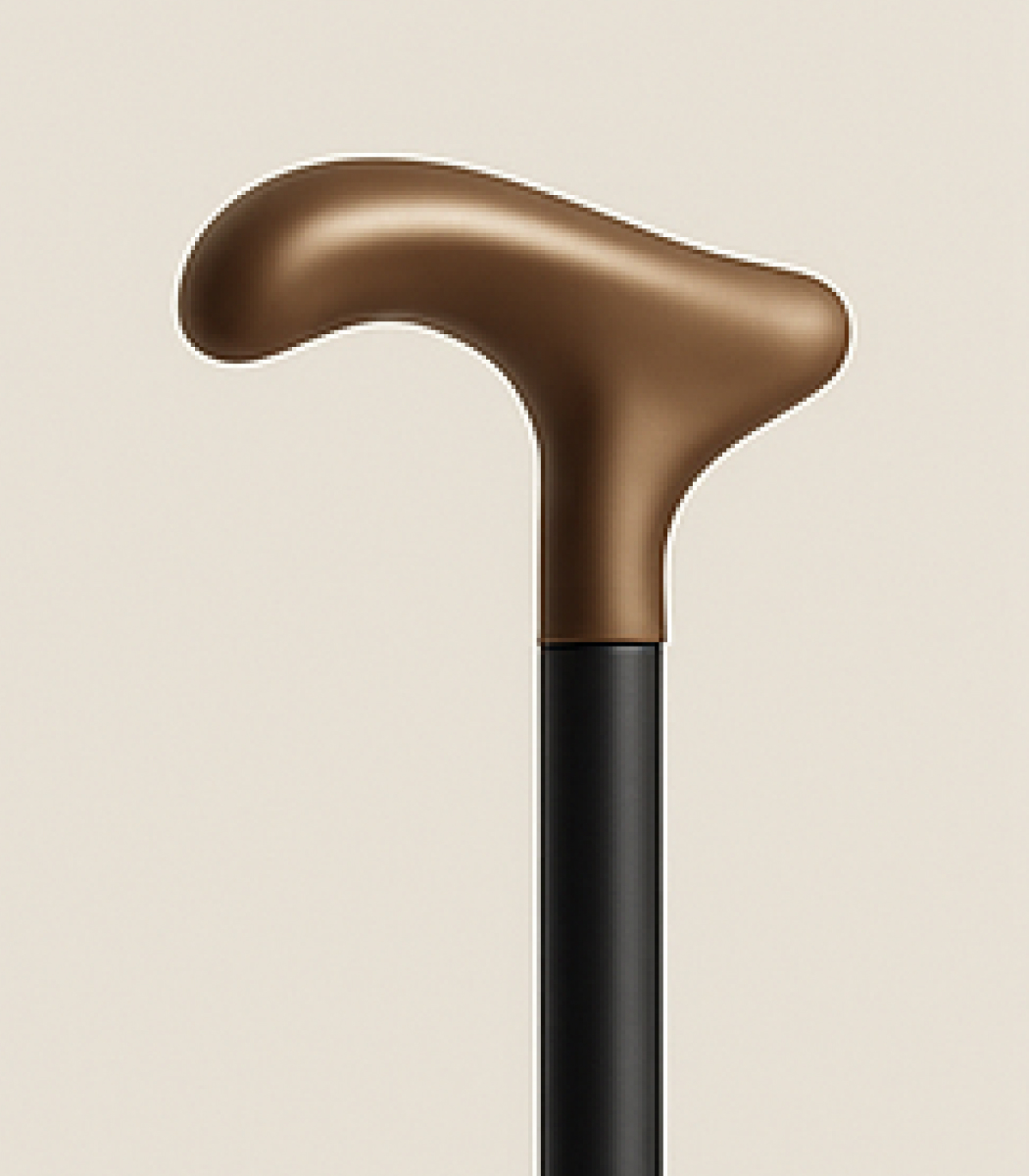 Ergonomic Bronze Palm Grip